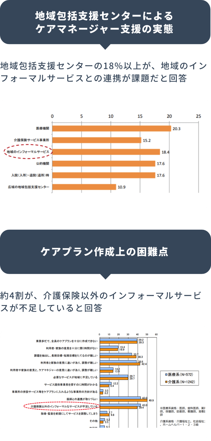 地域包括支援センターによるケアマネージャー支援の実態とケアプラン作成上の困難点